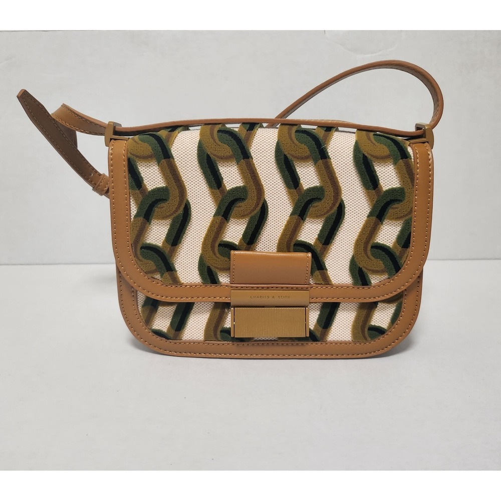 Charles & Keith Charlot Printed Canvas Bag